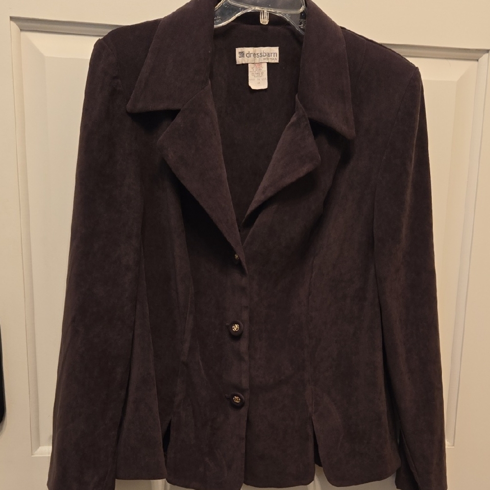 NWT Dressbarn Women's Olive Green Blazer